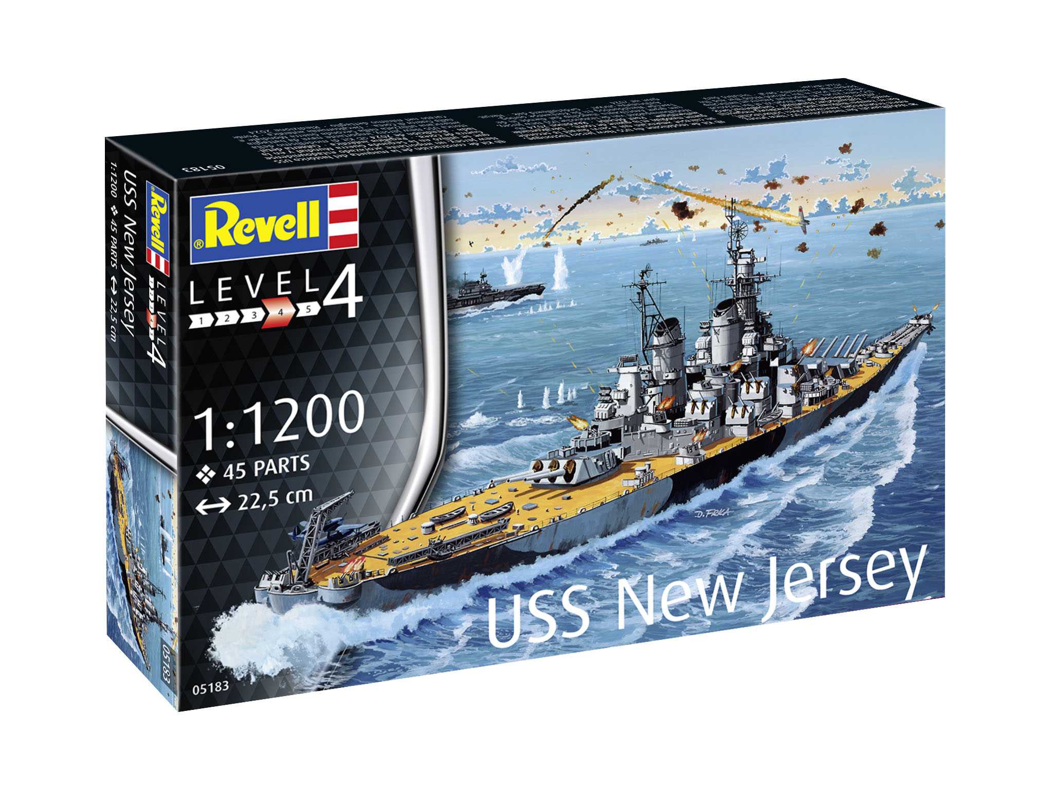 Starter Kit loď 75183 - Battleship USS New Jersey (1:1200)