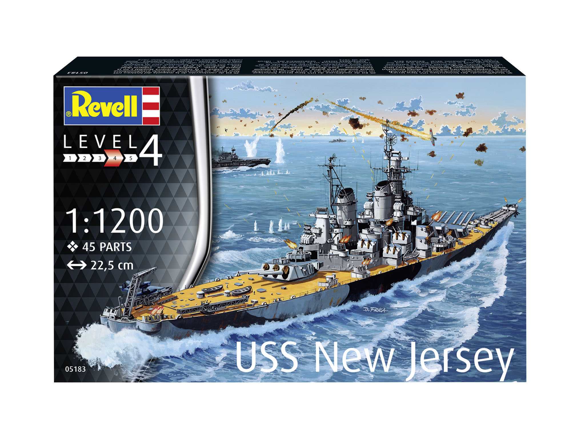 Starter Kit loď 75183 - Battleship USS New Jersey (1:1200)