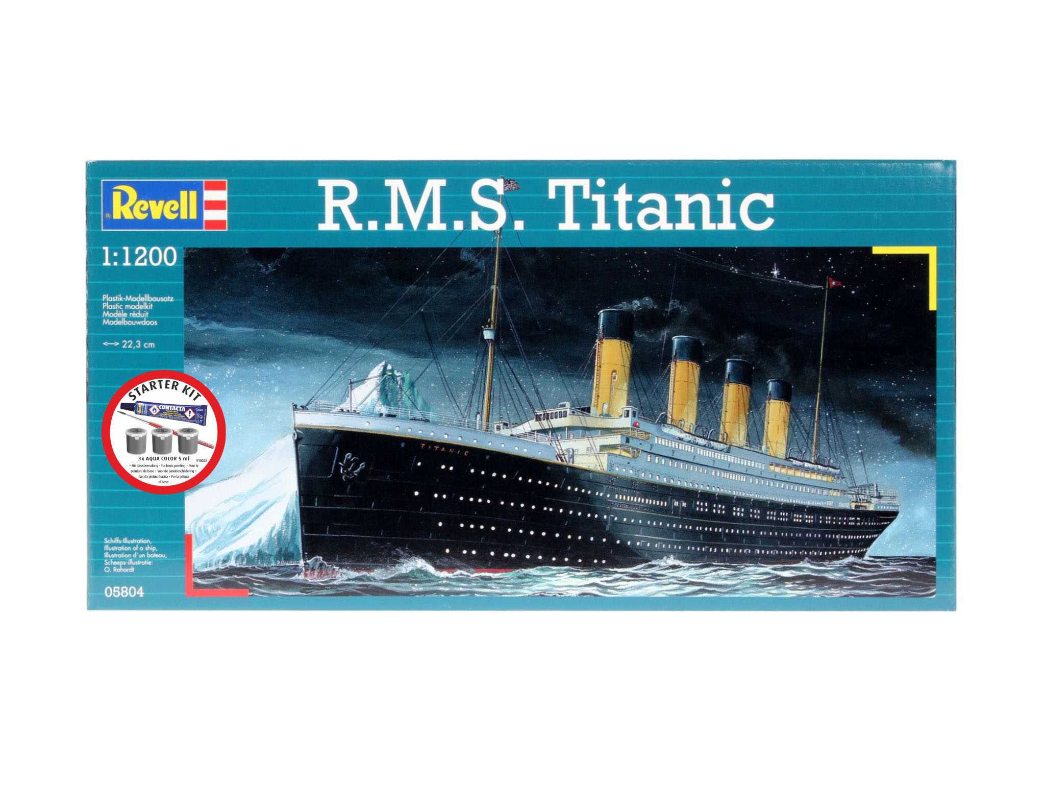 Starter Kit loď 75804 - R.M.S. Titanic (1:1200)