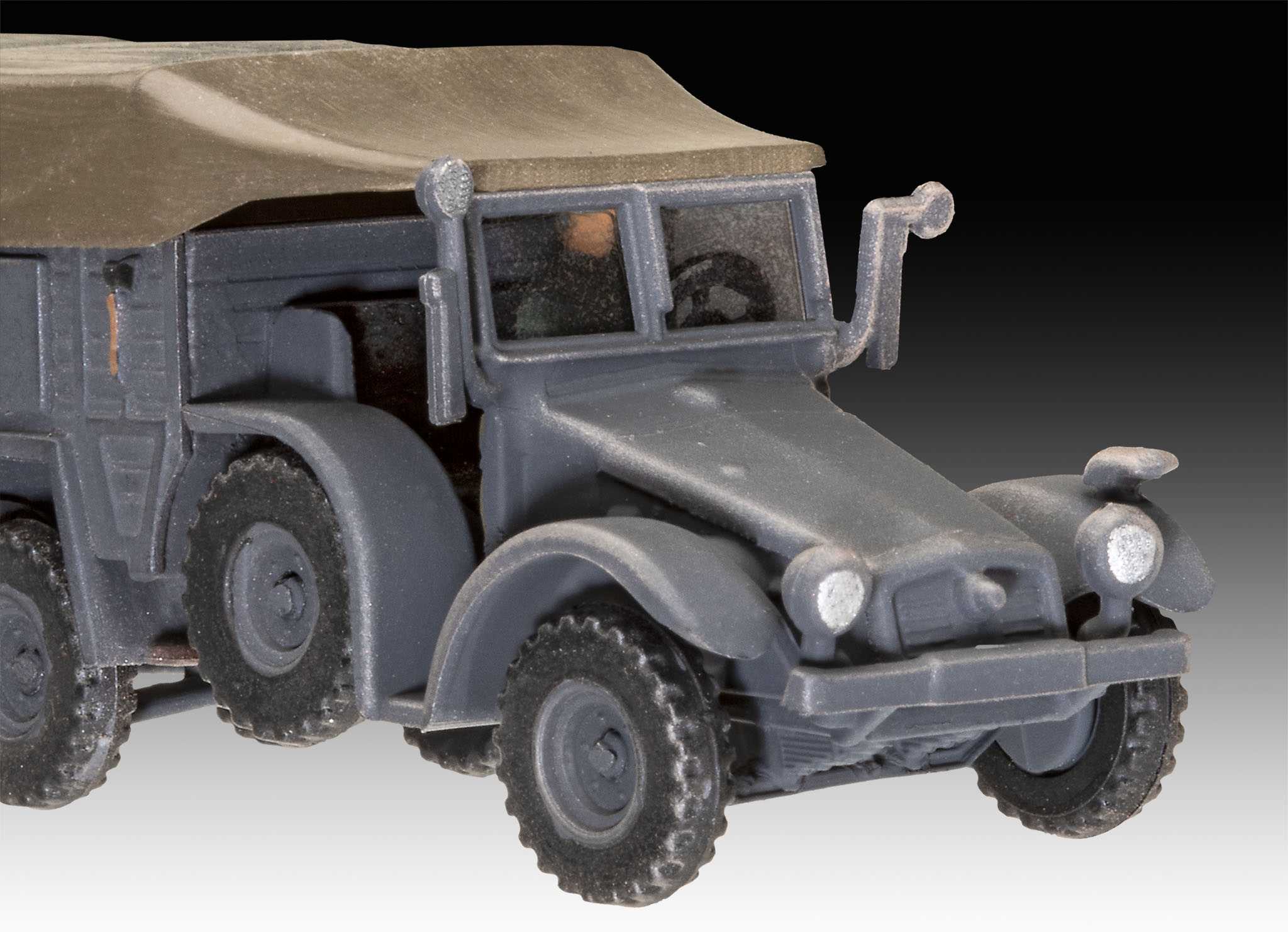 Starter Kit military 73344 - Krupp Protze KFZ 69 with 3,7cm Pak (1:76)