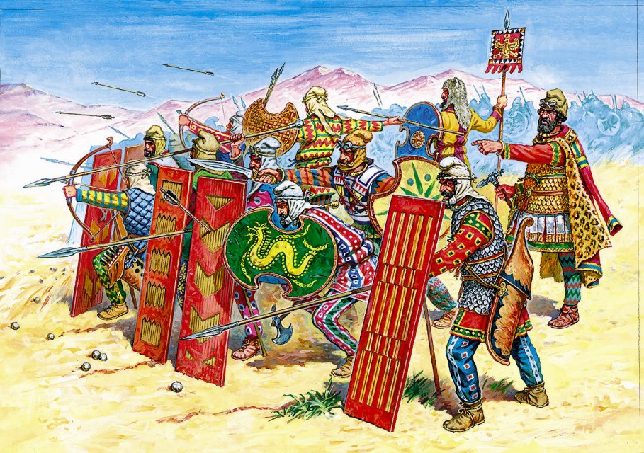 Wargames (AoB) figurky 8006 - Persian Infantry (re-release) (1:72)