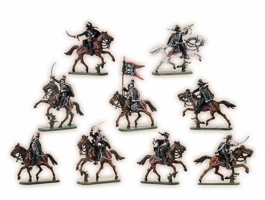 Wargames (AoB) figurky 8079 - Black Hussars (1:72)