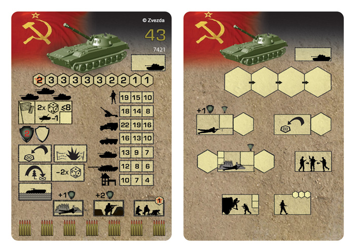 Wargames (HW) military 7421 - 122mm Self-Propelled Howitzer Gvozdika (1:100)