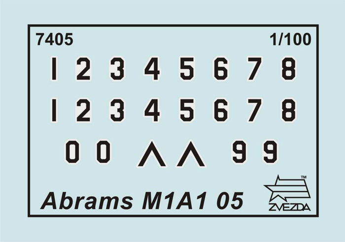 Wargames (HW) tank 7405 - Abrams M1 A1 (1:100)