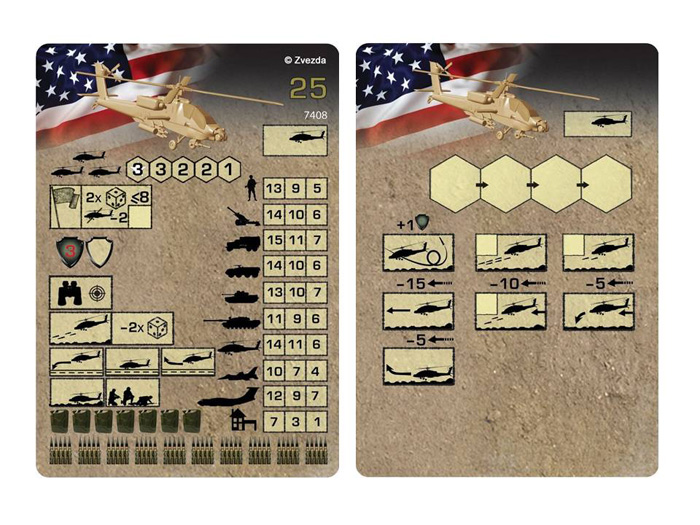 Wargames (HW) vrtulník 7408 - AH-64 Apache Helicopter (1:144)