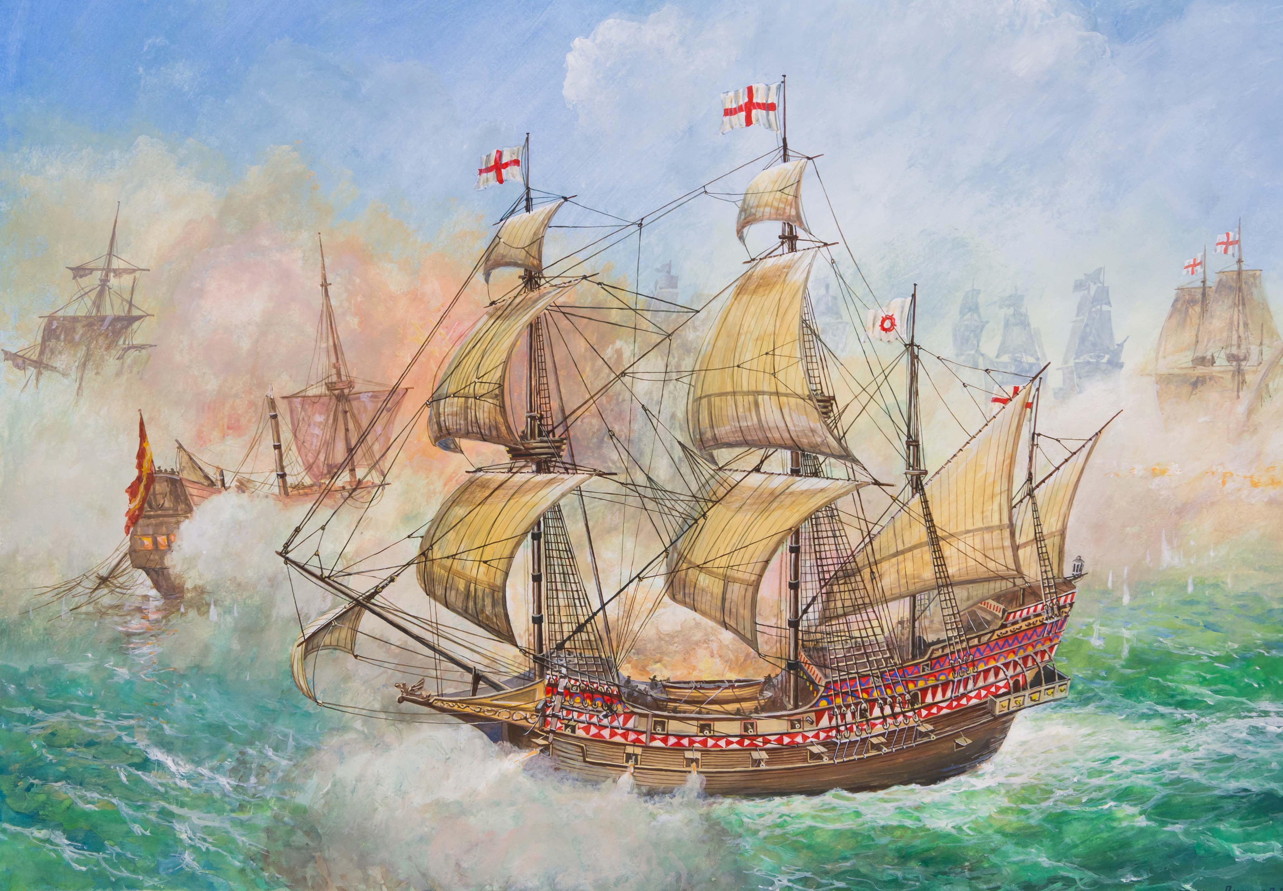 Wargames (TS) loď 6500 - English ship Revenge (1:350)