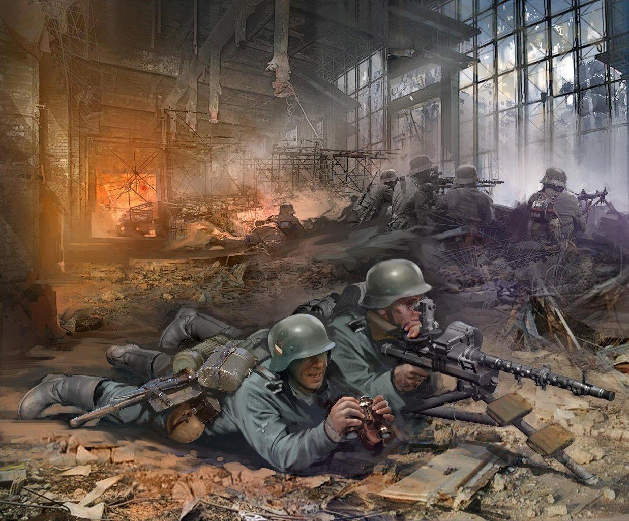 Wargames (WWII) figurky 6106 - German Machinegun Crew East Front 1941 (1:72)