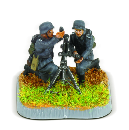 Wargames (WWII) figurky 6111 - German 81mm Mortar with Crew (1:72)