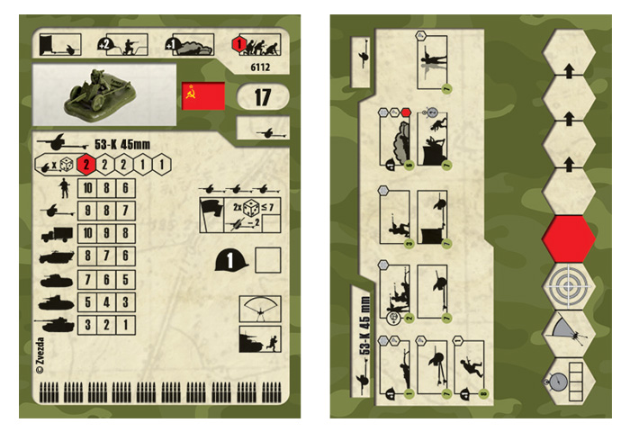 Wargames (WWII) figurky 6112 - Soviet Gun 45mm (1:72)