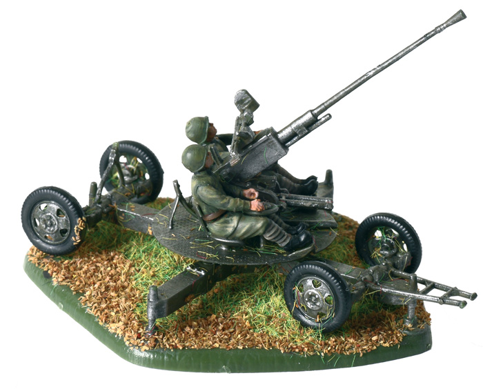 Wargames (WWII) figurky 6115 - Soviet Anti-Aircraft Gun 61-K with Crew (1:72)