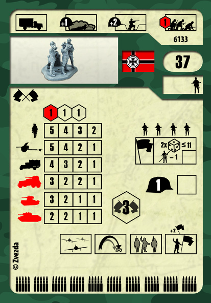 Wargames (WWII) figurky 6133 - German HQ (1:72)