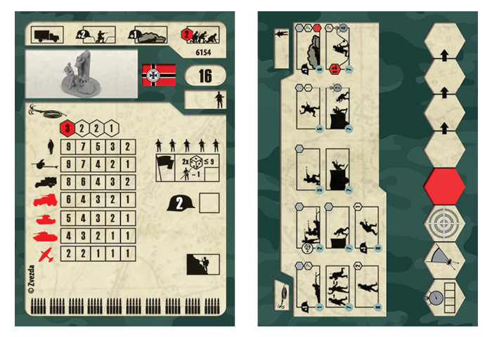 Wargames (WWII) figurky 6154 - German Gebirgsjäger (1:72)