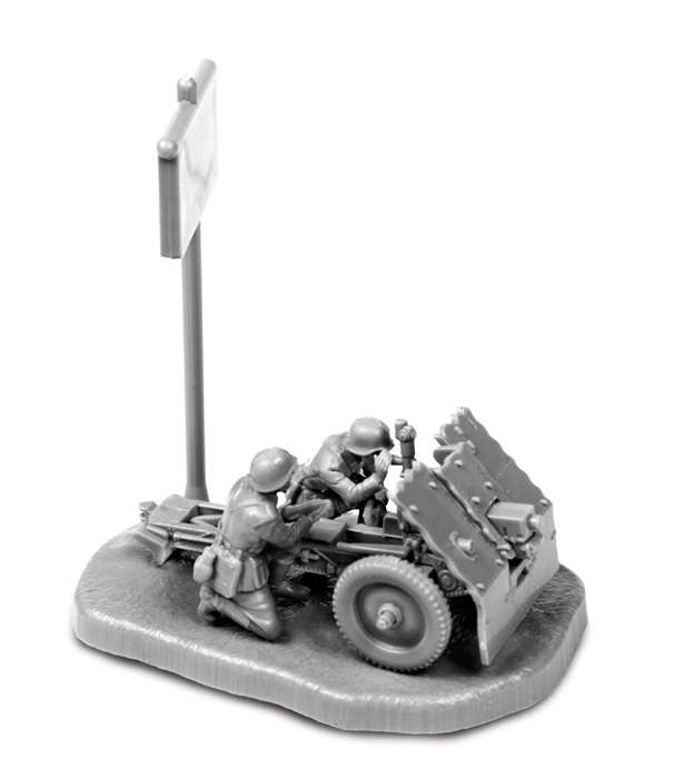 Wargames (WWII) figurky 6156 - German 75mm Infantry Gun (1:72)