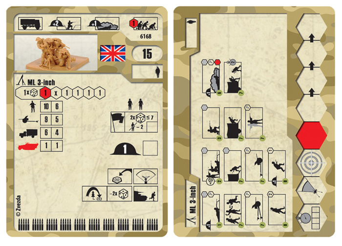 Wargames (WWII) figurky 6168 - British Mortar with crew 1939-42 (1:72)