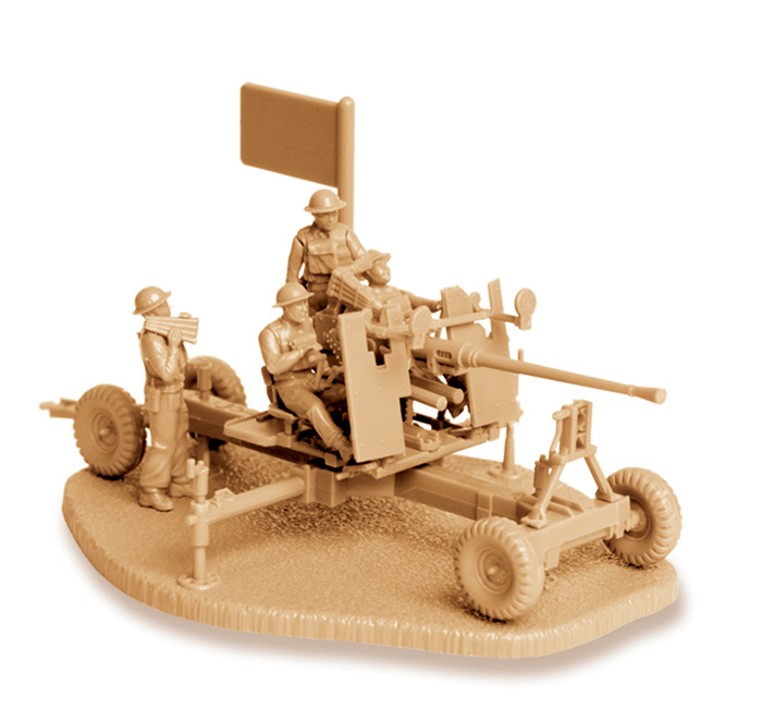 Wargames (WWII) figurky 6170 - British Bofors 40mm Mk-2 AA-Gun (1:72)