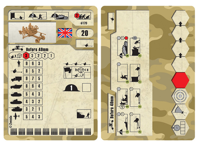 Wargames (WWII) figurky 6170 - British Bofors 40mm Mk-2 AA-Gun (1:72)