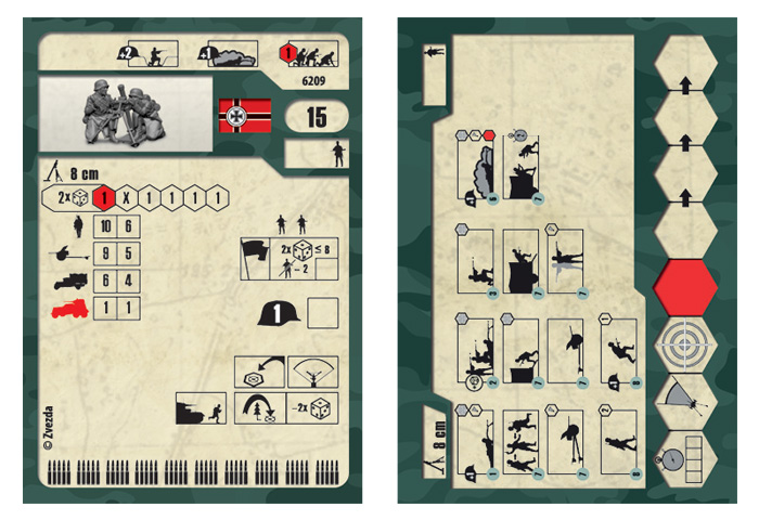 Wargames (WWII) figurky 6209 - Ger. 80mm Mortar with Crew (Winter Unif.) (1:72)