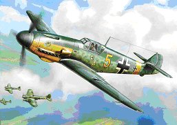 Wargames (WWII) letadlo 6116 - Messerschmitt Bf 109F-2 (1:144)