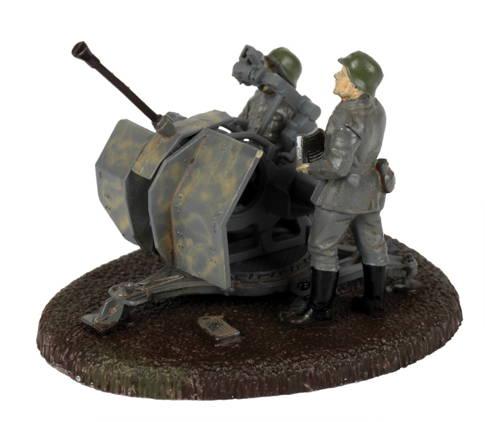 Wargames (WWII) letadlo 6117 - German Anti-Aircraft Gun with Crew (1:72)