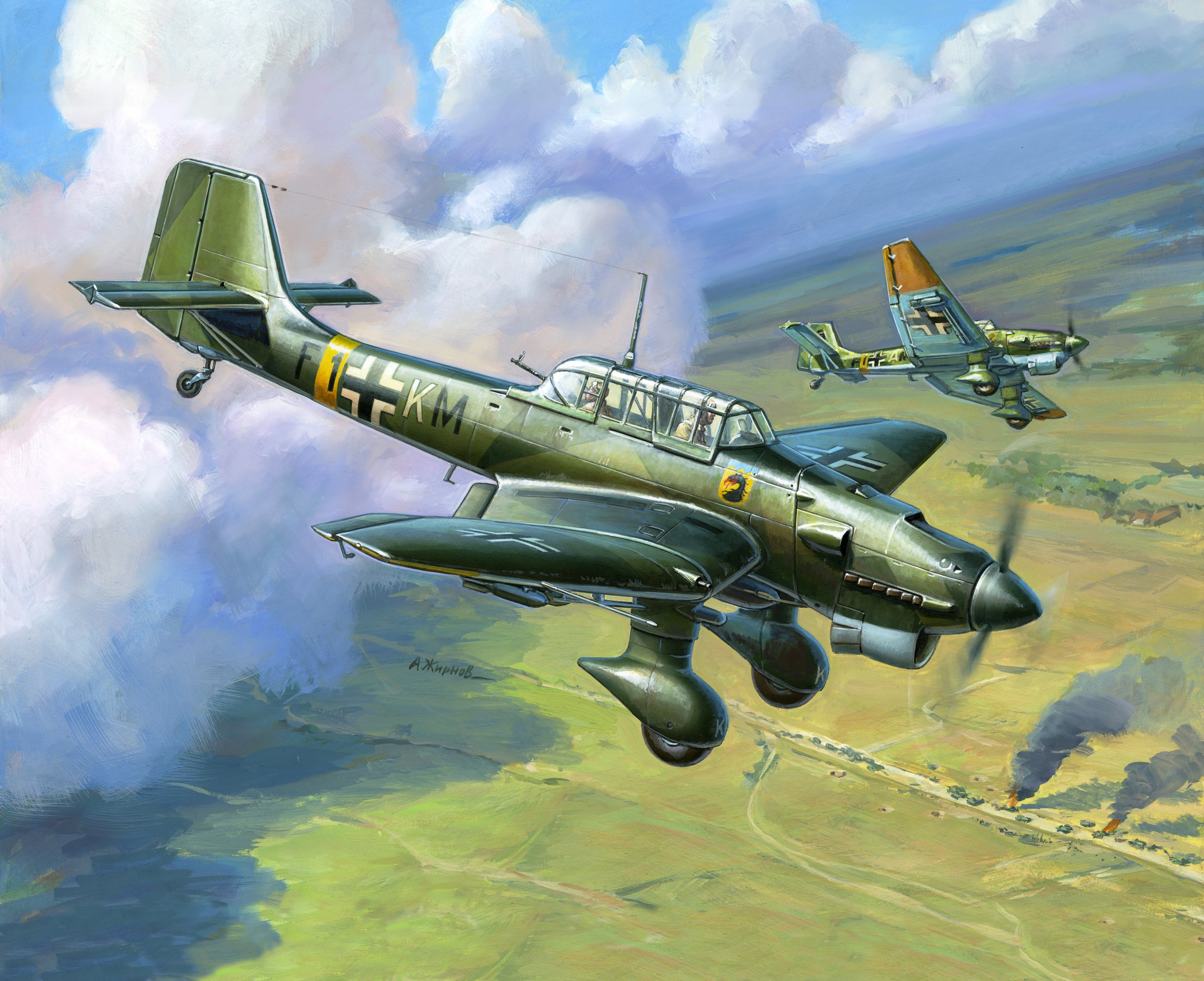 Wargames (WWII) letadlo 6123 - Junkers JU-87 Stuka (1:144)