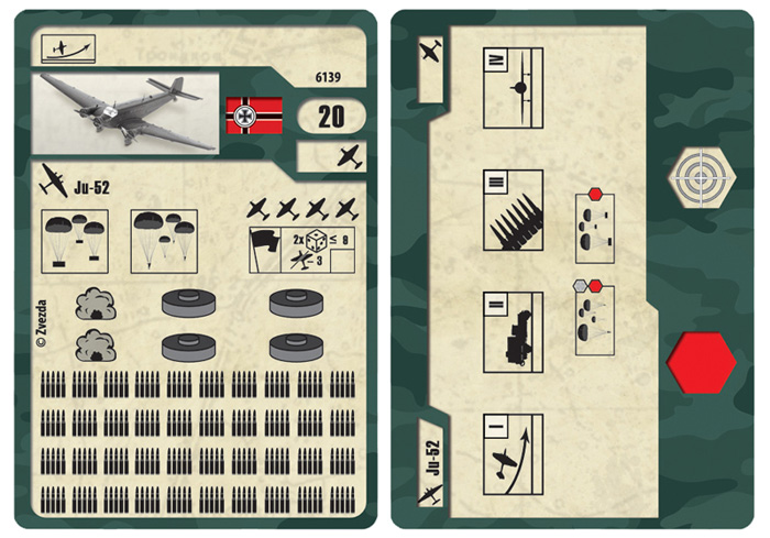 Wargames (WWII) letadlo 6139 - Junkers Ju-52 Transport Plane (1:200)