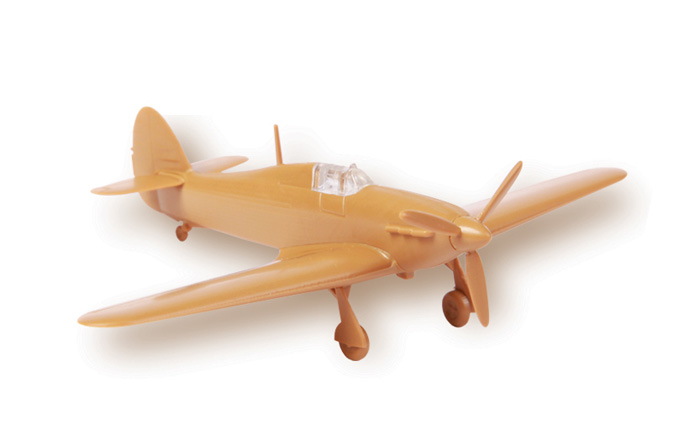 Wargames (WWII) letadlo 6173 - British Fighter "Hurricane Mk-1" (1:144)