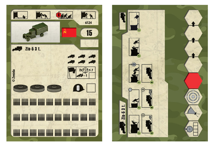 Wargames (WWII) military 6124 - Soviet Truck ZIS-5 (1:100)