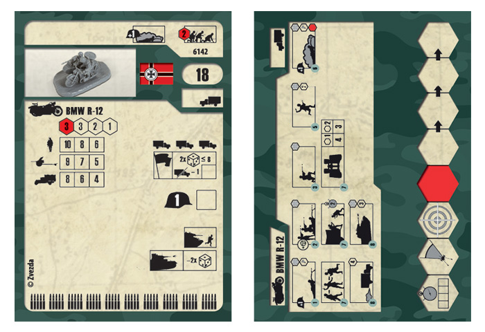 Wargames (WWII) military 6142 - German Motorcycle R-12 (1:72)