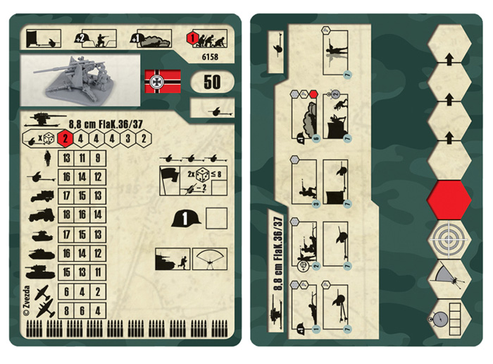 Wargames (WWII) military 6158 - German 88mm Flak 36/37 (1:72)