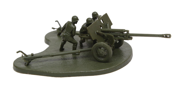 Wargames (WWII) military 6253 - Soviet 76mm anti-tank gun ZIS-3 (1:72)