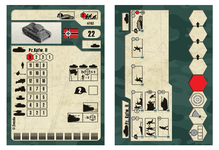 Wargames (WWII) tank 6102 - German Panzer II (1:100)