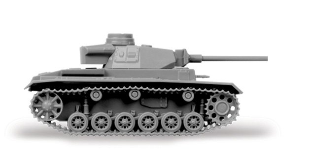 Wargames (WWII) tank 6162 - Panzer III Flamethrower Tank (1:100)