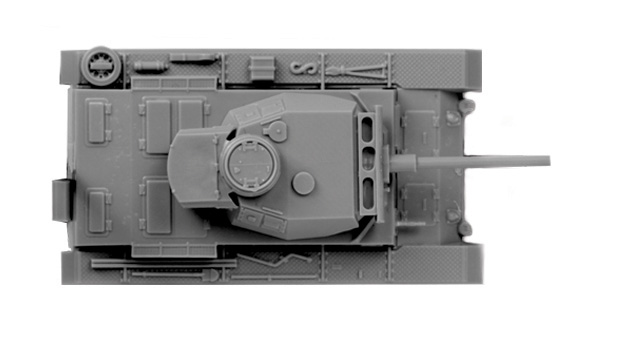 Wargames (WWII) tank 6162 - Panzer III Flamethrower Tank (1:100)