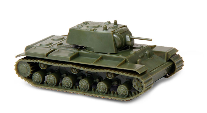 Wargames (WWII) tank 6190 - KV-1 with F-32 GUN (1:100)