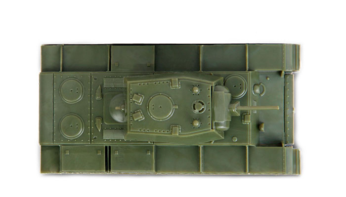Wargames (WWII) tank 6190 - KV-1 with F-32 GUN (1:100)