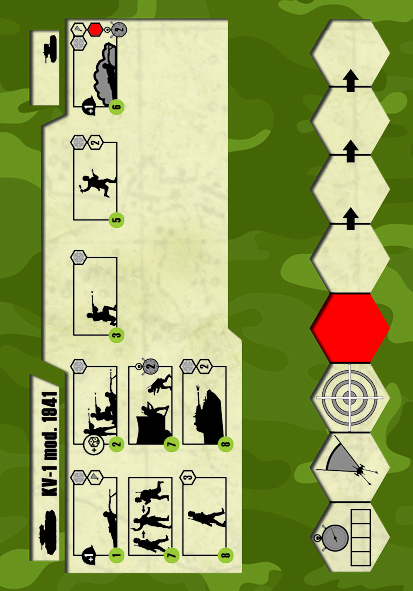 Wargames (WWII) tank 6190 - KV-1 with F-32 GUN (1:100)