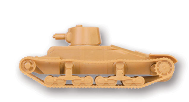 Wargames (WWII) tank 6191 - British Light Tank "Matilda Mk I" (1:100)