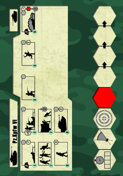 Wargames (WWII) tank 6256 - Tiger I (1:100)