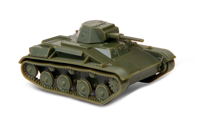 Wargames (WWII) tank 6258 - T-60 Soviet Light Tank (1:100)