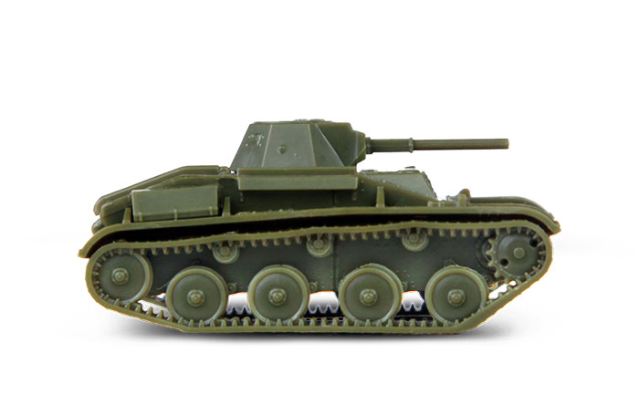 Wargames (WWII) tank 6258 - T-60 Soviet Light Tank (1:100)