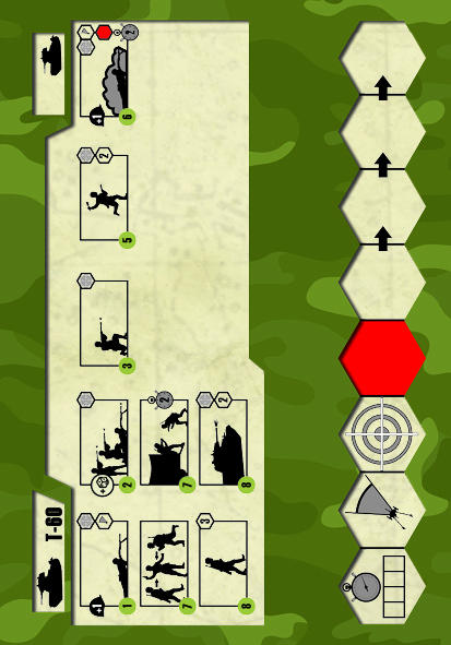 Wargames (WWII) tank 6258 - T-60 Soviet Light Tank (1:100)