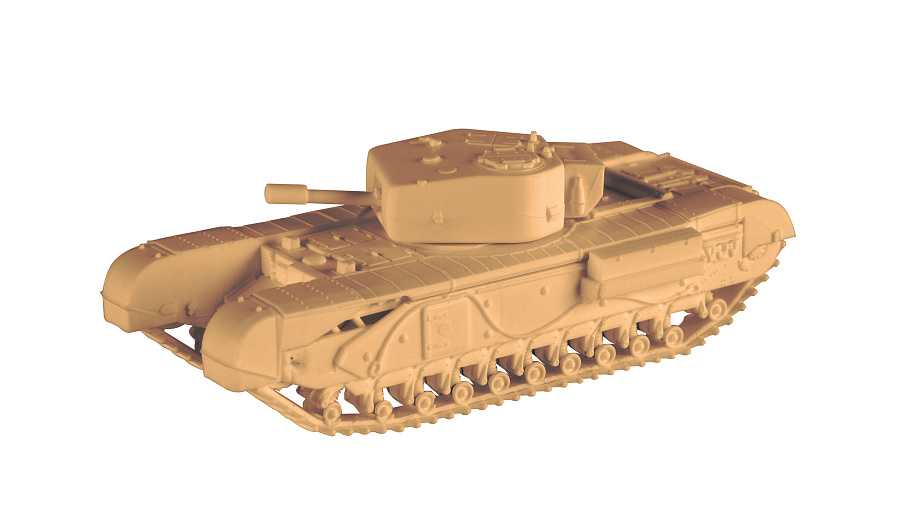 Wargames (WWII) tank 6294 - Churchill (1:100)
